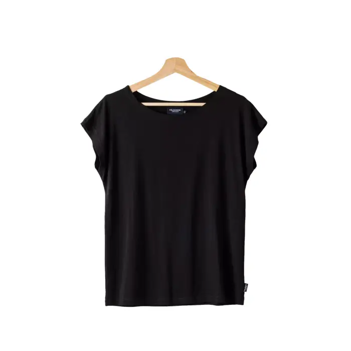Holebrook T-shirt da donna Ellen Capsleeve Noir