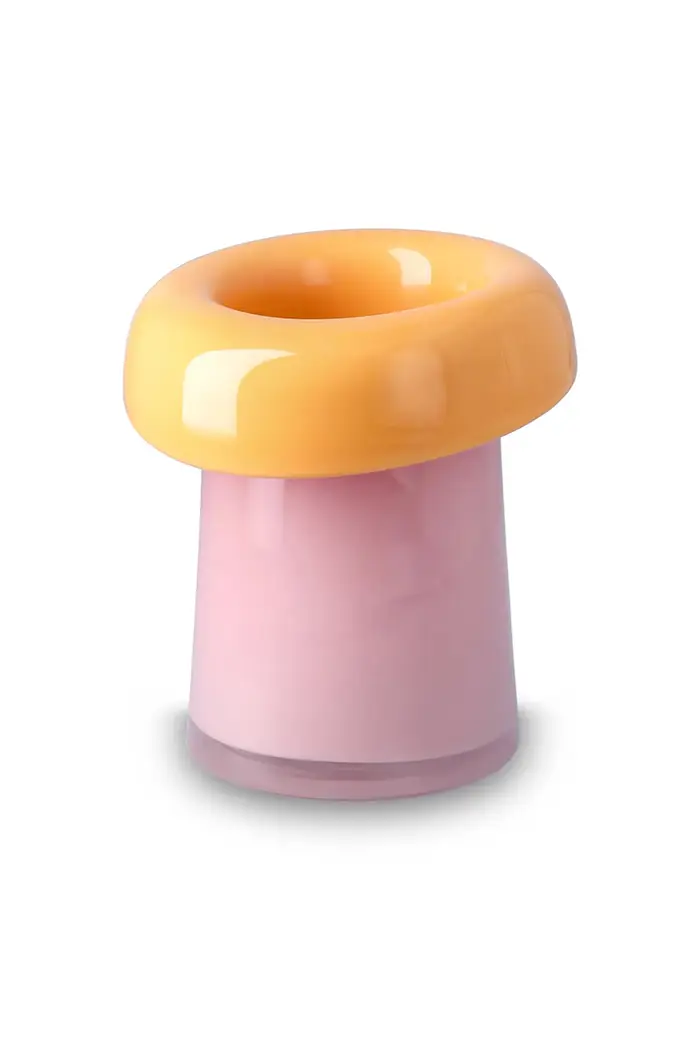 0-Deco vaso decorativo in vetro colorato 16,5 cm Multicolore