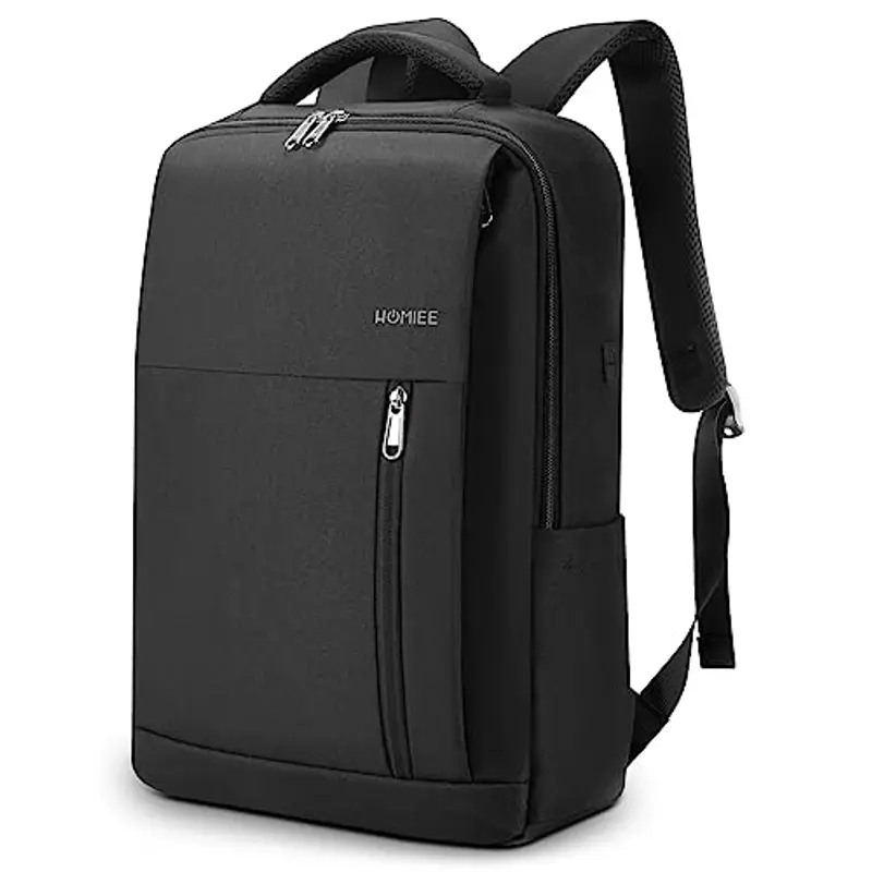 HOMIEE Zaino Porta PC 17 Pollici Zaini da Viaggio Uomo Lavoro Ufficio Scuola Bagaglio a Mano per Aereo EasyJet Wizzair Zainetto Laptop