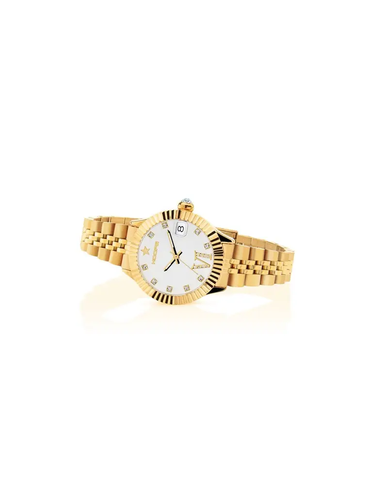 Hoops Orologio New Luxury Diamonds 2 Gold in metallo 2654LD-YG02-83 White
