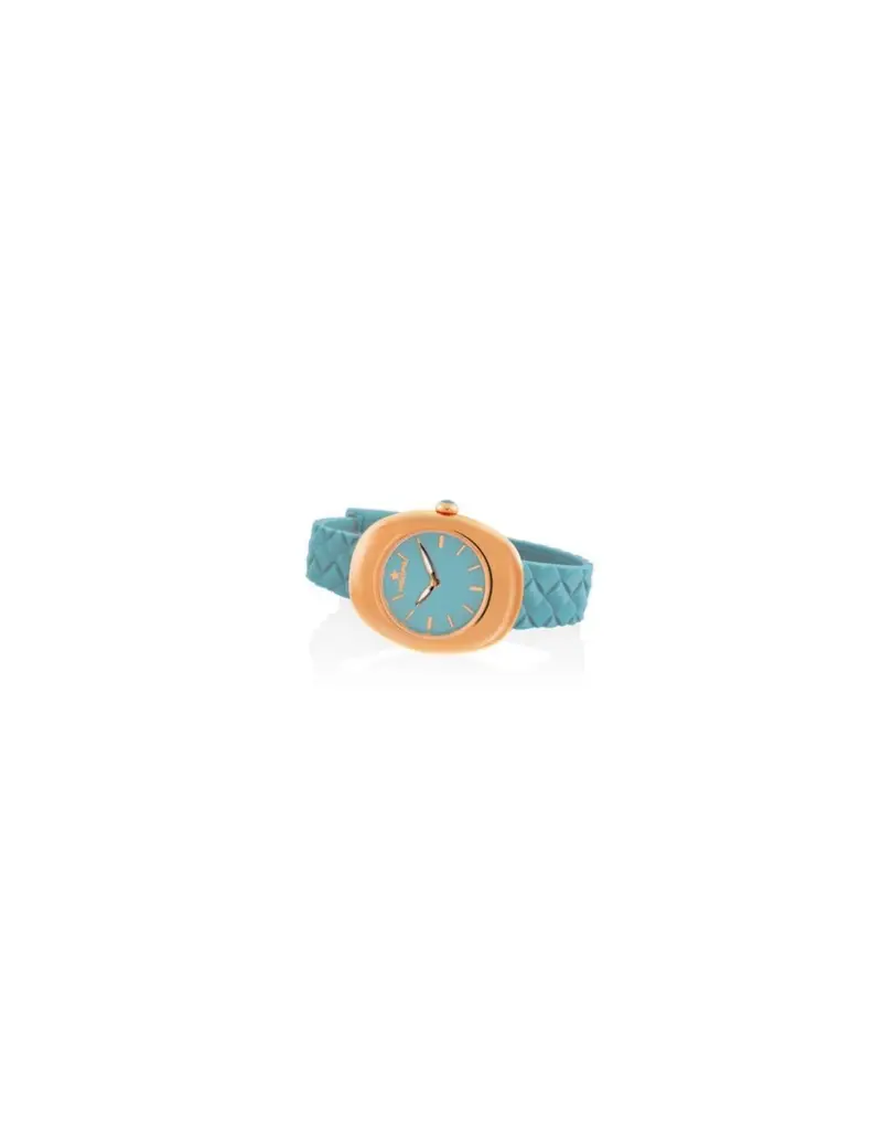 Hoops Orologio Nuage in silicone 2653L-RG03-69 Rose Gold Petrol
