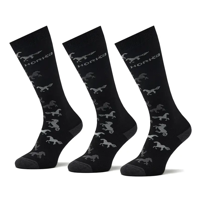 Horka Calzini lunghi Riding Socks 145450-0000-0203 Nero