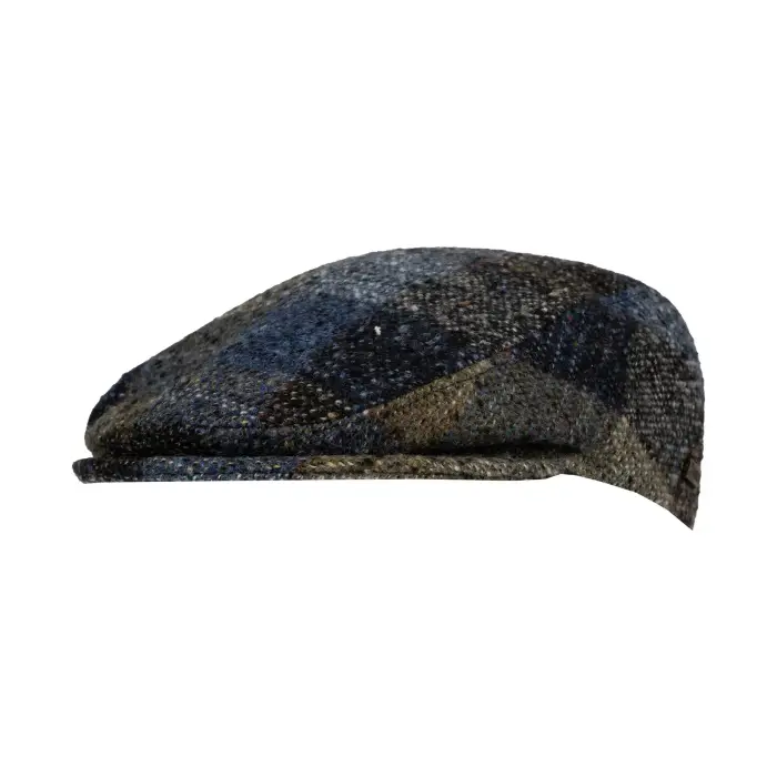 Horka Cappellino da baseball piatto Tweed Blanc