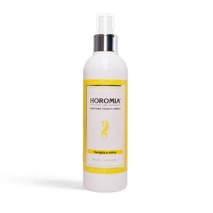HOROMIA Deotessuti Spray Deo Tessuti Spray Vaniglia E Mirra 250ml - Profumo d Ambiente Spray