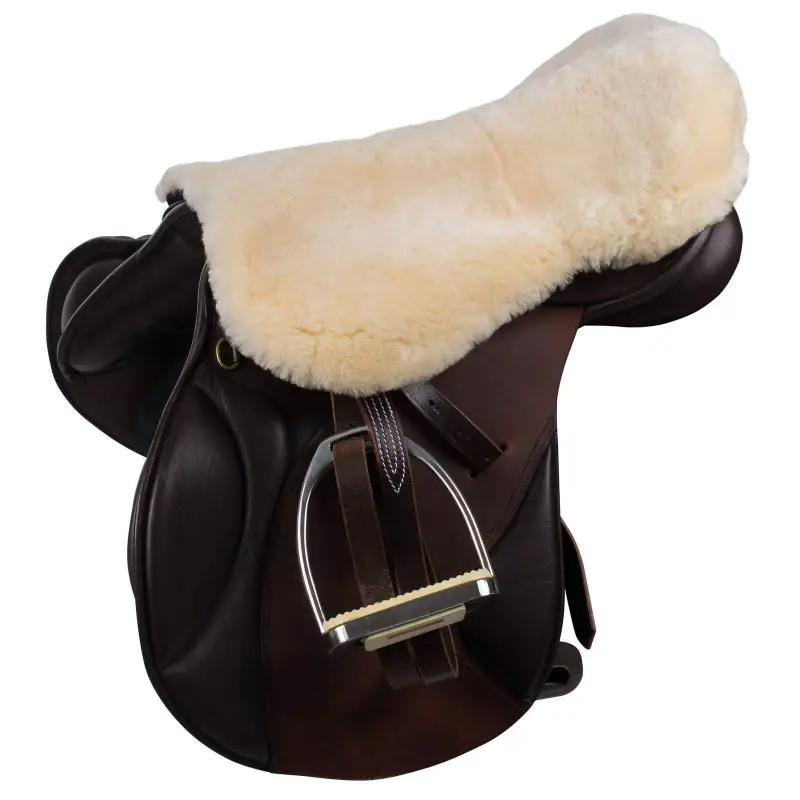 Horze Coprisella da equitazione in pelle di pecora Harleigh