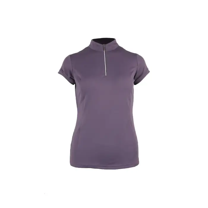 Horze T-shirt da allenamento con zip donna Mina