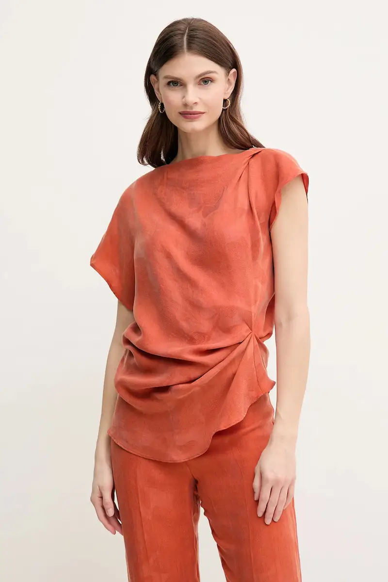 Hoss Intropia camicetta donna colore arancione 5879122