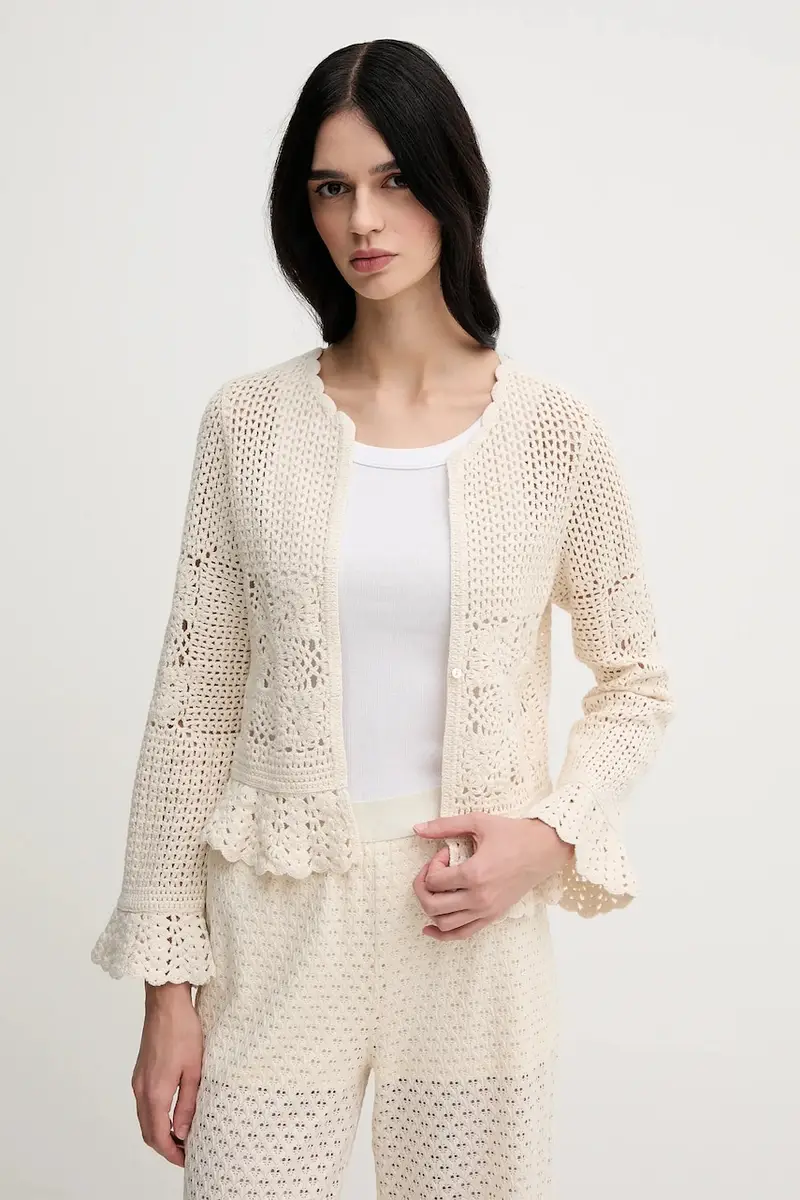 Hoss Intropia Cardigan Donna Beige 2214544