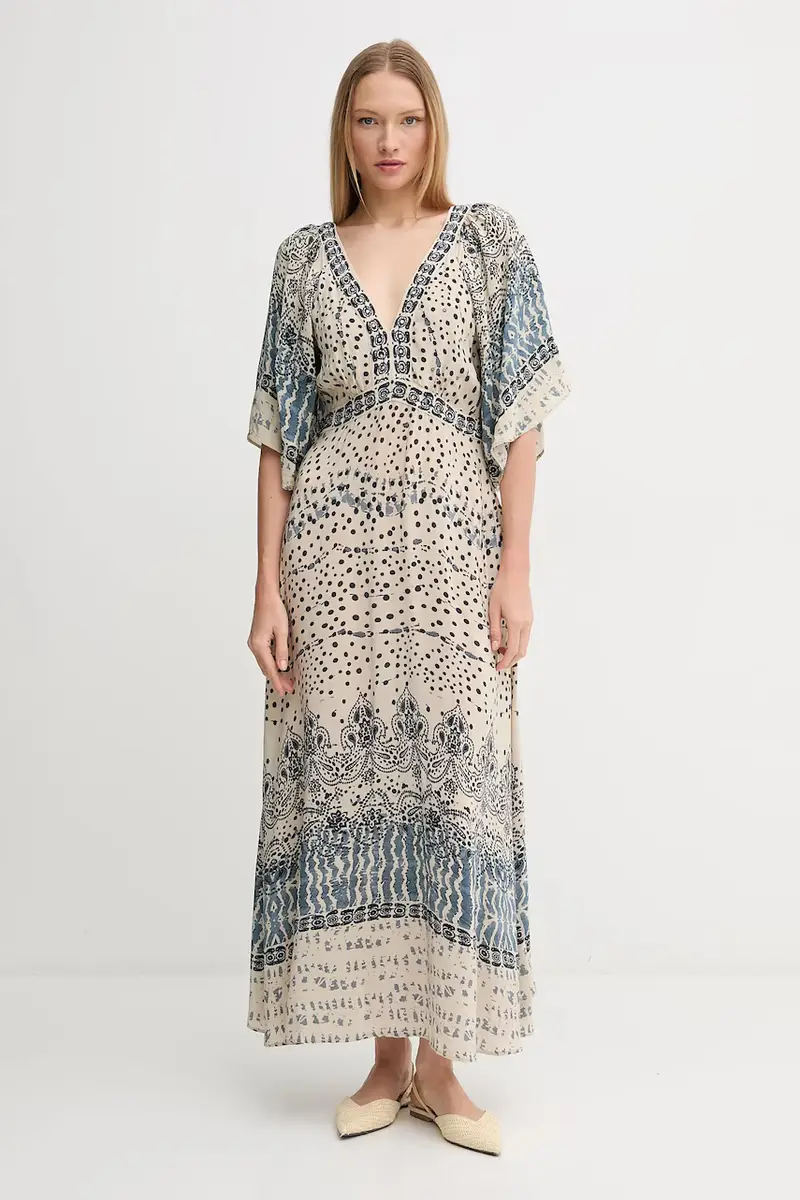 Hoss Intropia vestito colore beige 8229096