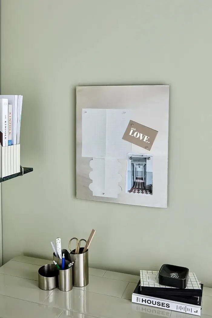 lavagna magnetica HDNema 40 x 50 cm Grigio miniatura 3