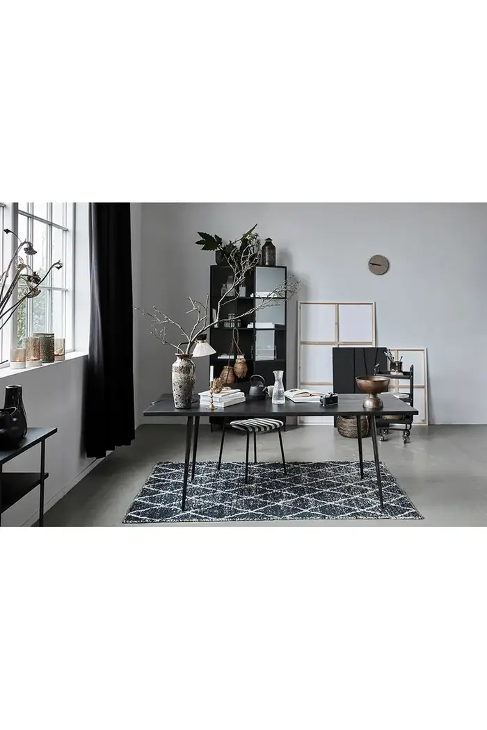 libreria su ruote 42 x 38 x 85 cm Nero miniatura 5