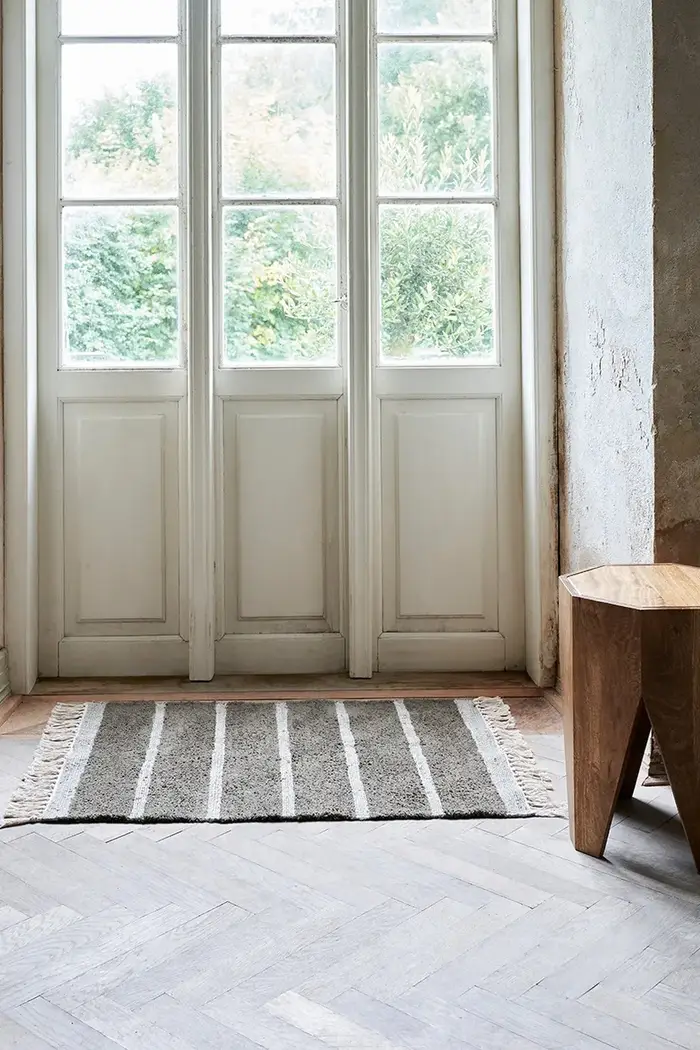 tapettino con juta HDChen 60 x 90 cm Marrone miniatura 3