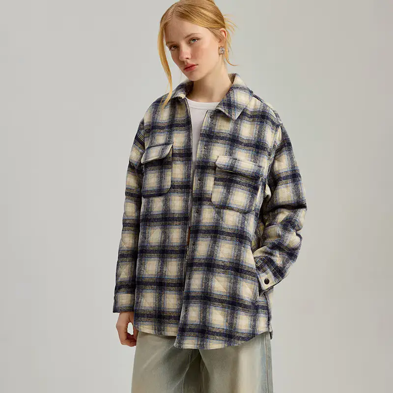 House Giacca camicia misto lana