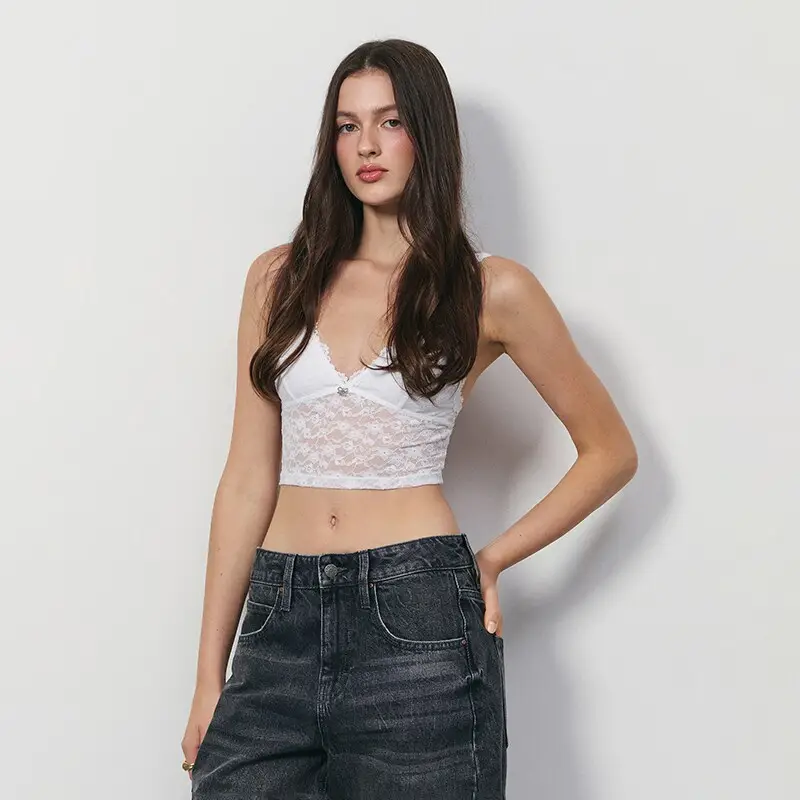 House Maglietta in pizzo