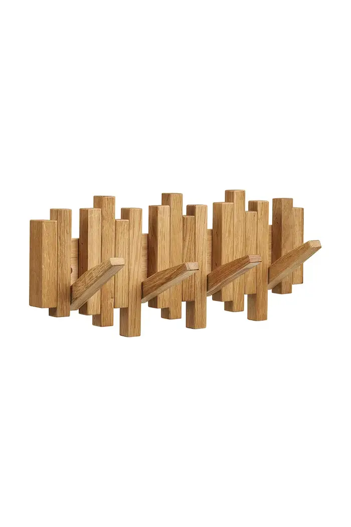 House Nordic appendiabito da parete Caltra 3 x 40 x 18 cm Beige
