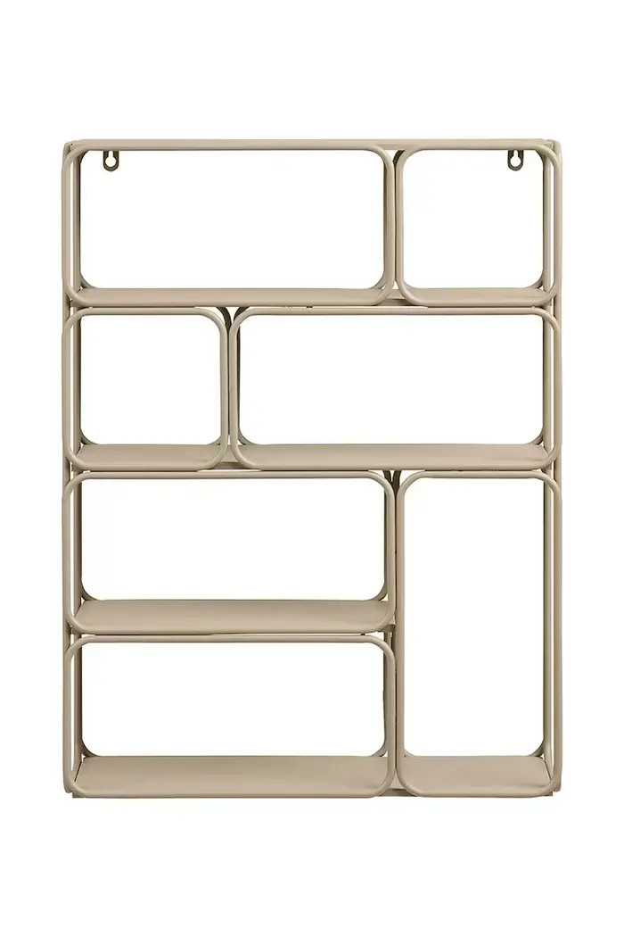 House Nordic mensola sospesa in metallo 18 x 48 x 64 cm Beige