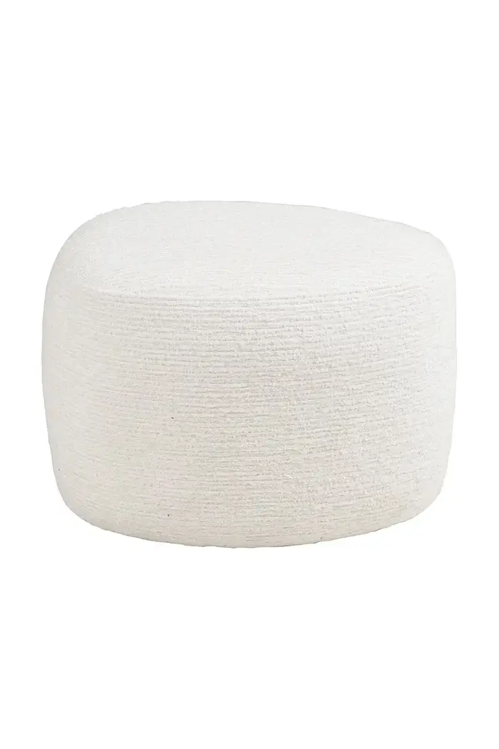 House Nordic pouf Hilo 55 x 40 x 39 cm Bianco