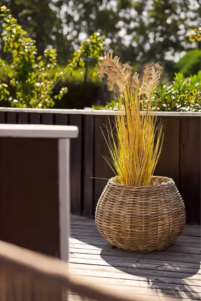 set coperture per vasi Melaka o57 / o33 cm pacco da 2 Beige miniatura 3