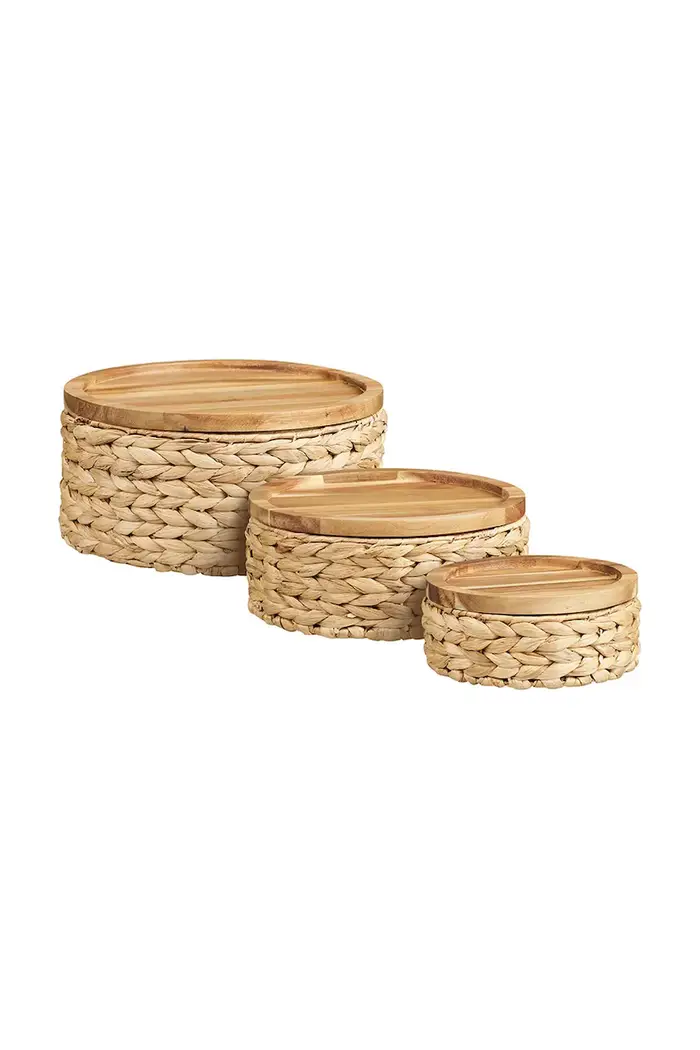 House Nordic set di scatole per organizzare Beige