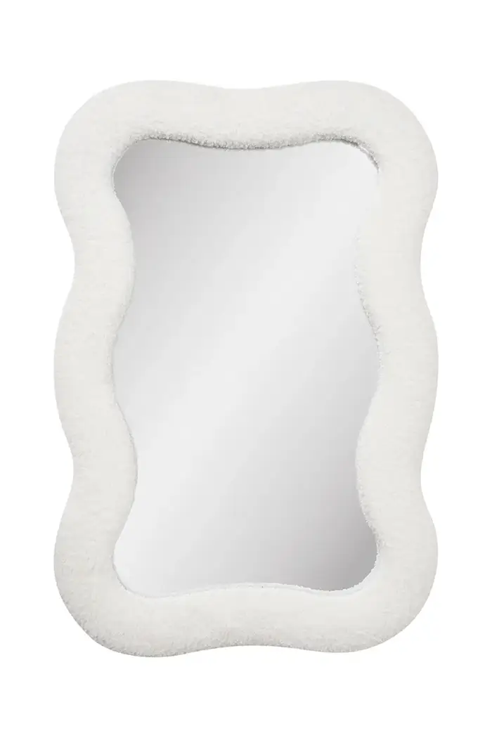 House Nordic specchio da parete Bosaro 80 x 54 cm Bianco