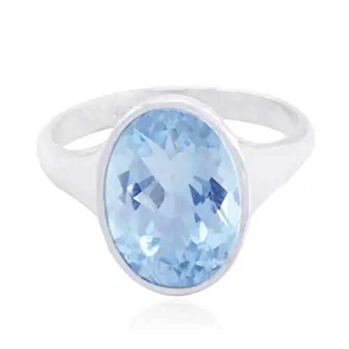 RIYO House of Rings Scegli il tuo anello Anello in argento sterling 925 Anello a forma ovale Gioielli da sposa Anello per la