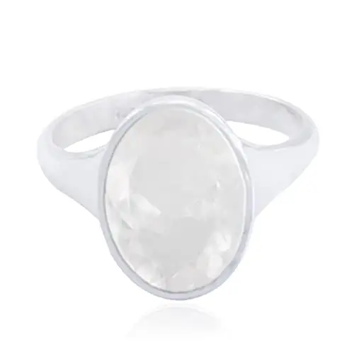 RIYO House of Rings Scegli il tuo anello Anello in argento sterling 925 Anello a forma ovale Gioielli di moda Anello di