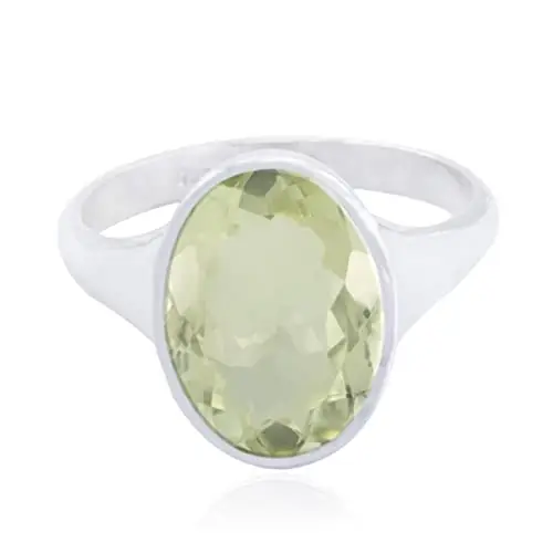 RIYO House of Rings Scegli il tuo anello Anello in argento sterling 925 Anello a forma ovale Gioielli firmati Anello del