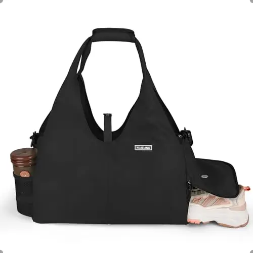 HUALIANG Borsone da viaggio Donna Nero 2516785