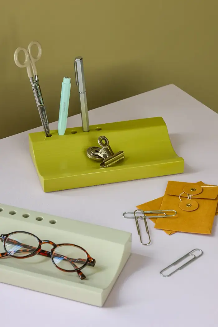 organizer 22 x 12 x 5 cm Beige miniatura 3