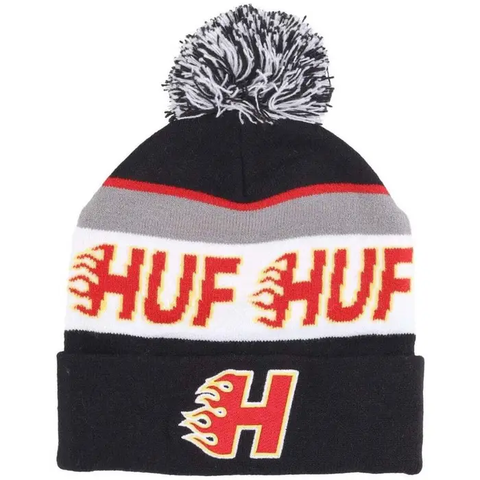 HUF Berretto Enforcer Pom Beanie Nero