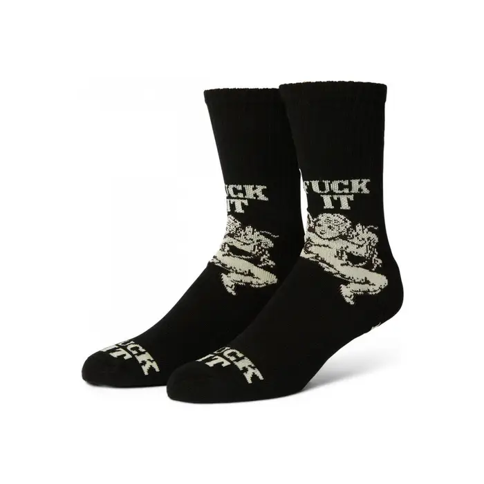 HUF Calzini Socks divine crew Nero