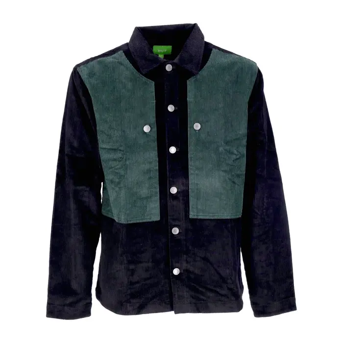 Camicia Manica Lunga Uomo Marina Box Overshirt Black