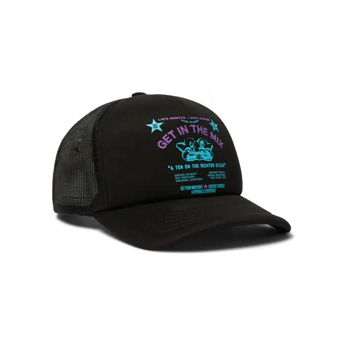 HUF Cappellino Cap after midnight trucker Nero