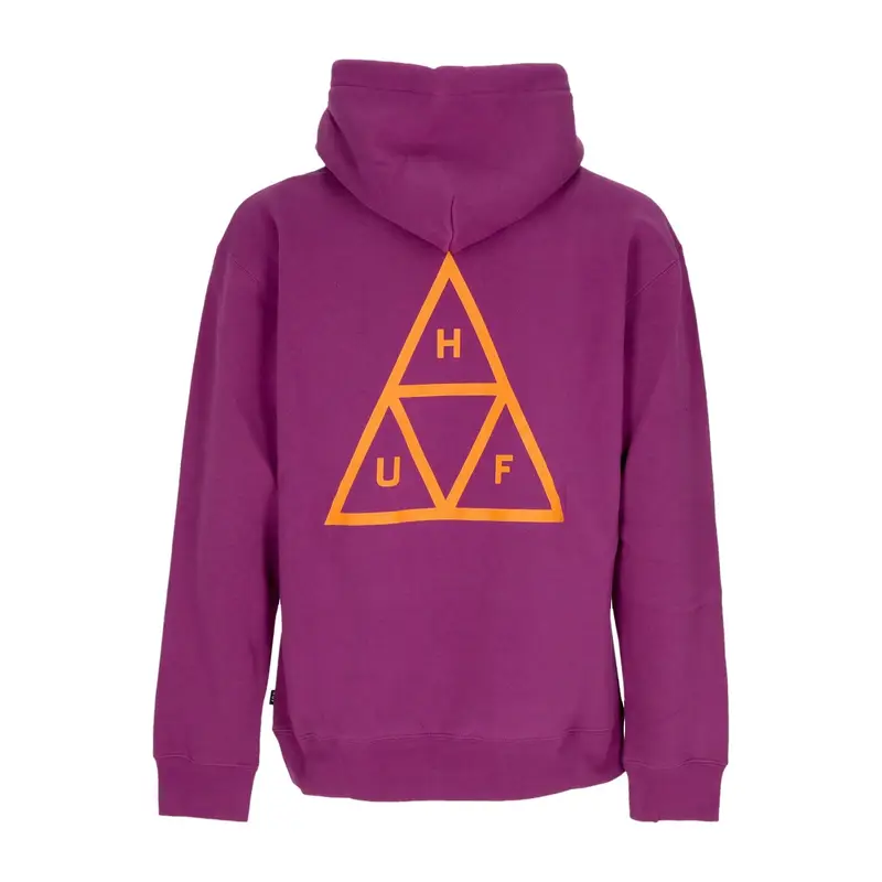 HUF Felpa Cappuccio Uomo Set Triple Triangle Po Hoodie Grape