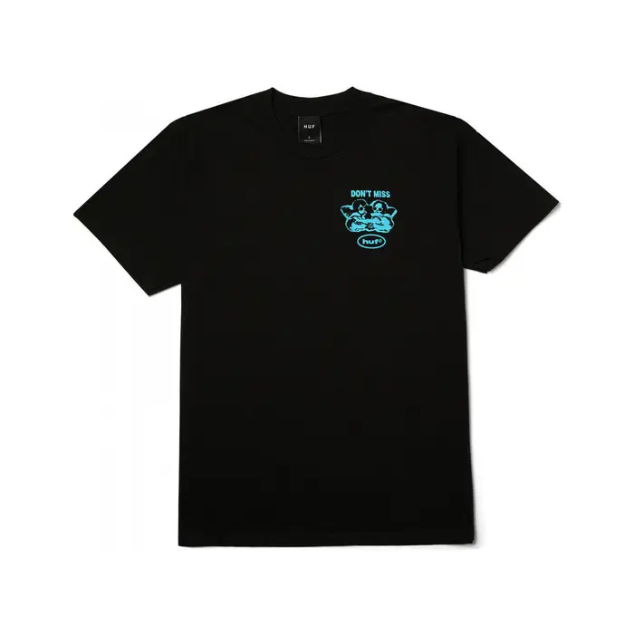 HUF T-shirt T-shirt after midnight ss Nero