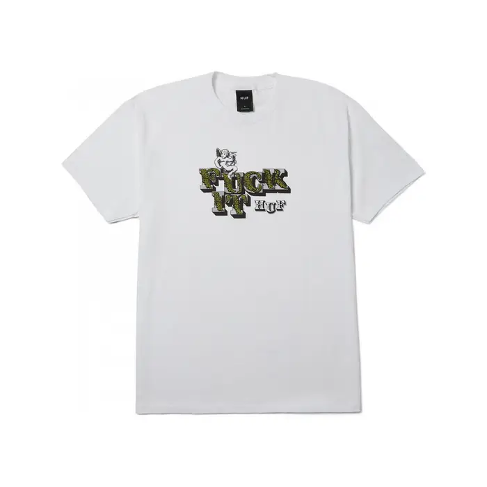 HUF T-shirt T-shirt divine ss Bianco
