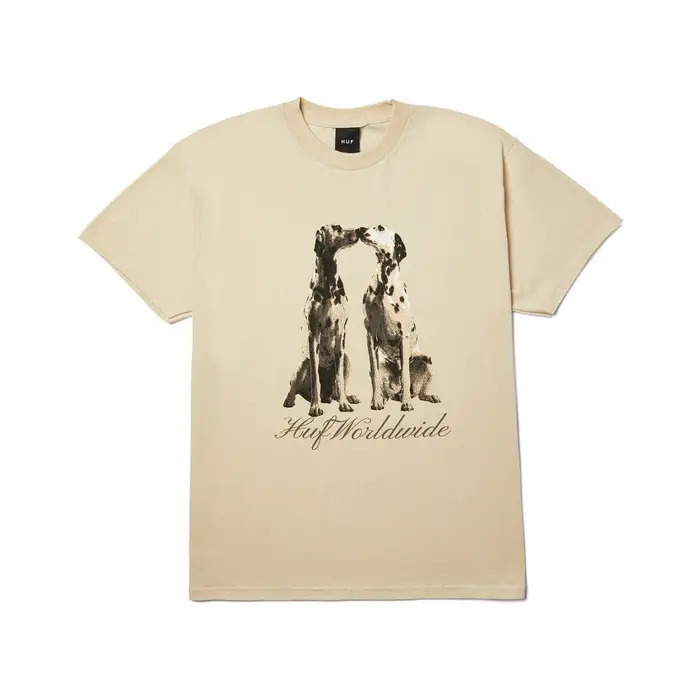 HUF T-shirt T-shirt dogged ss Beige