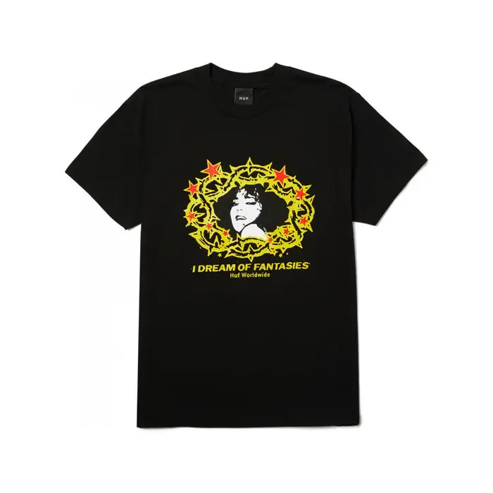 HUF T-shirt T-shirt fantasies ss Nero