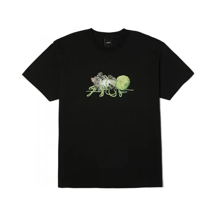 HUF T-shirt T-shirt paws ss Nero