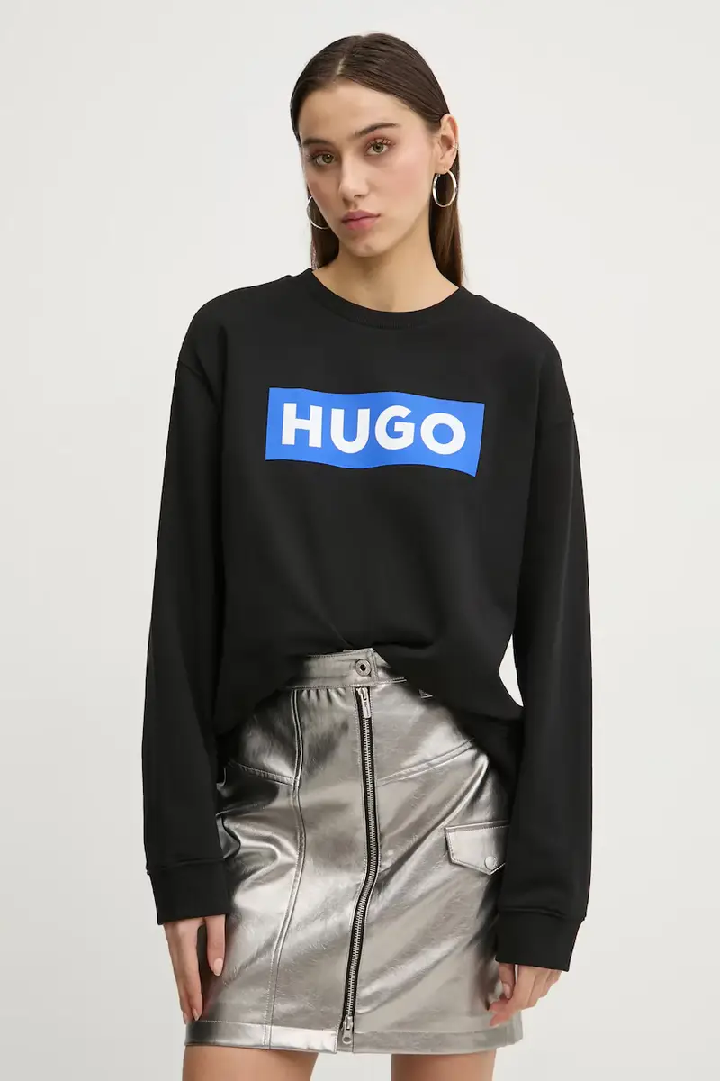 HUGO Blue felpa donna colore nero 50522425