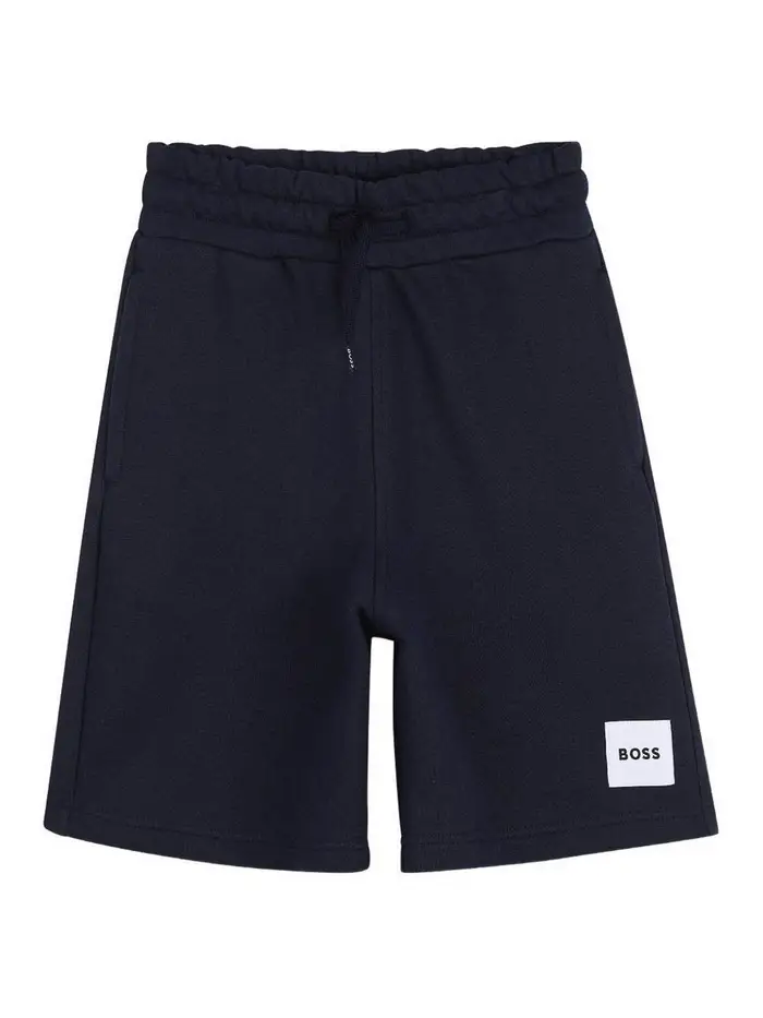 Hugo Boss Bermuda Con Logo Blu
