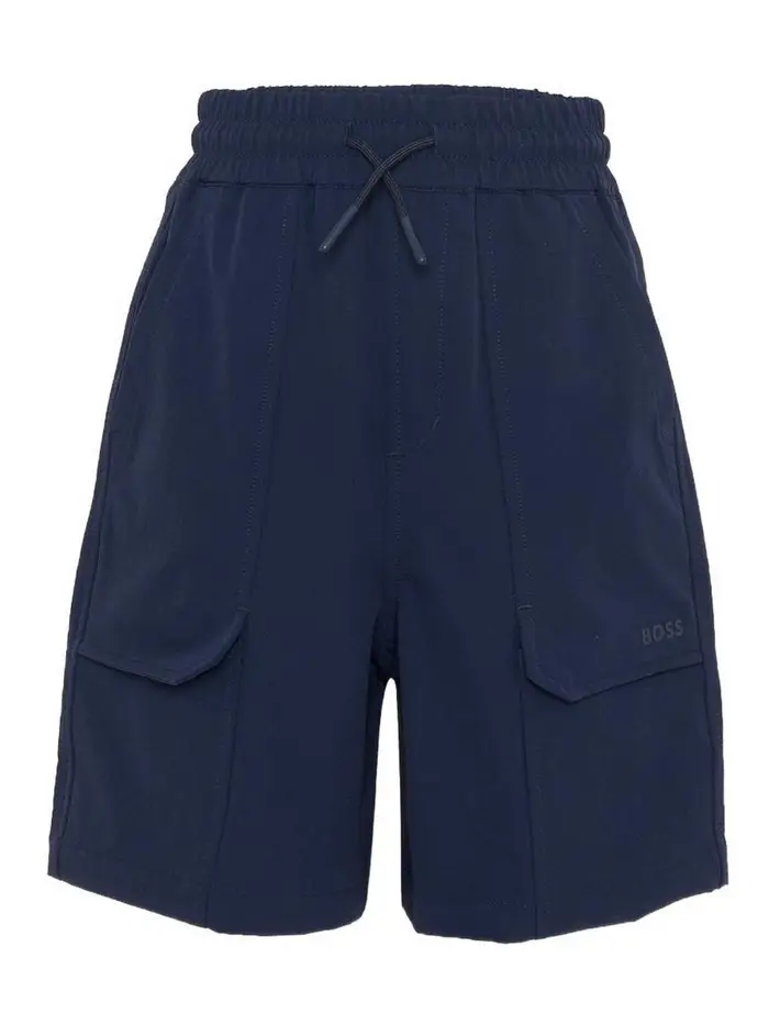 Bermuda Con Logo Blu