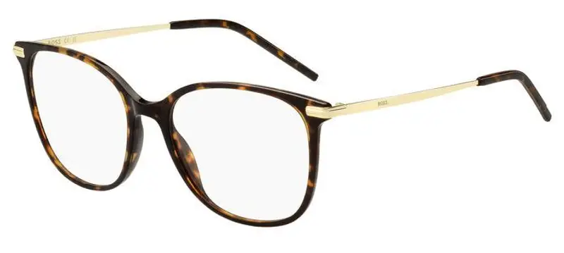 Hugo Boss Donna BOSS 1663 2IK Montature da vista Acetato Havana Squadrata