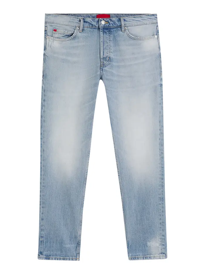 jeans tapered hugo boss da uomo - denim l32