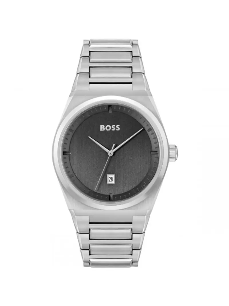 Hugo Boss orologio b b steer 42mm 3h grey slv ss bracel