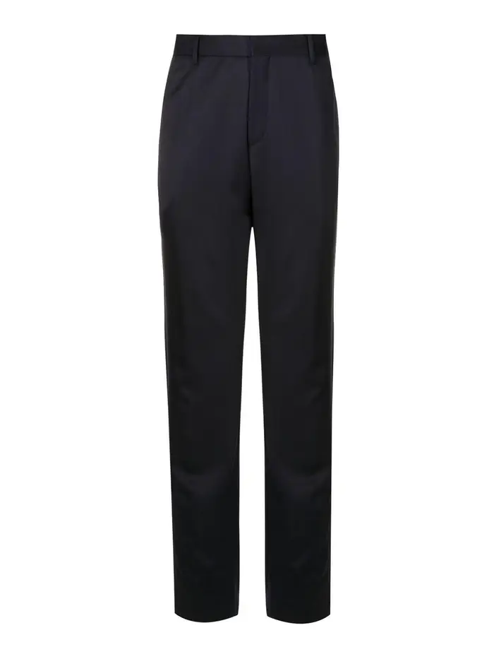 Hugo Boss Pantalone H genius in lana vergine blu navy Blu scuro