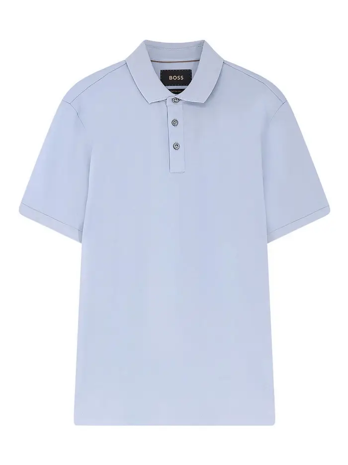 Hugo Boss Polo Perry In Cotone Blu