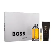 Hugo boss The Scent set regalo EDT 100 ml, EDT in miniatura 10 ml e gel doccia 100 ml