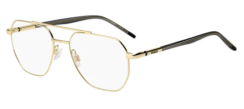 Hugo Boss Uomo HG 1354 J5G Montature da vista Metallo Oro Rotonda Normale