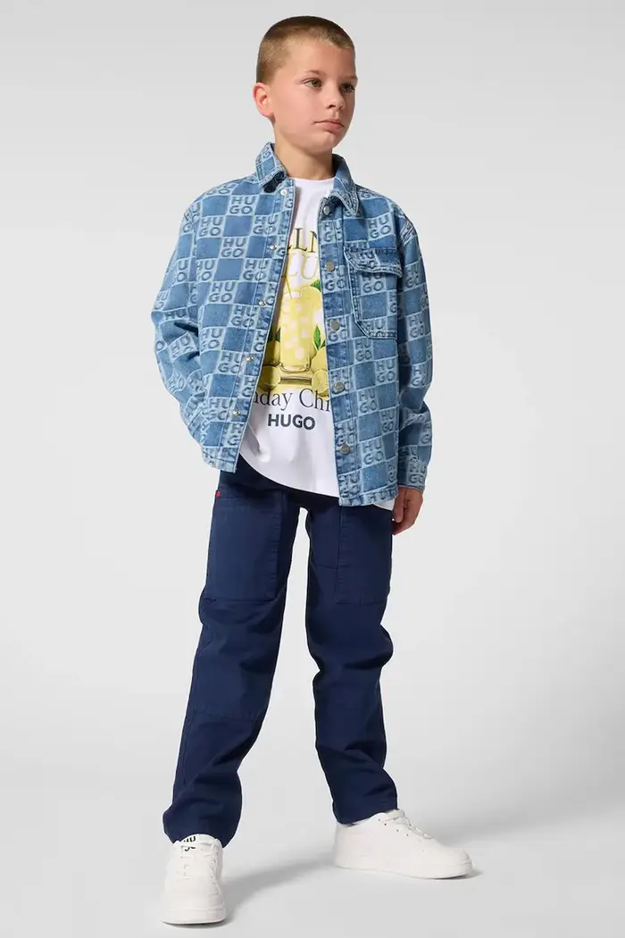 HUGO Jeans Bambino Blu 5316564